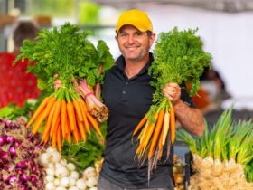 Patlin's Garden spray free produce at Adelaide Showground Farmers' Market