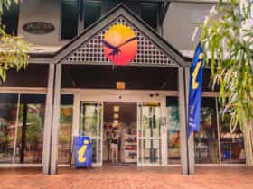 The Alice Springs Visitor Information Centre shop front