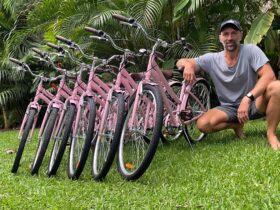 byron bay pink bikes
