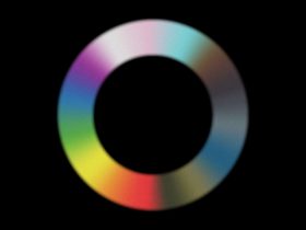 Interpretation of a rainbow wreath to represent the Defending With Pride exhibition