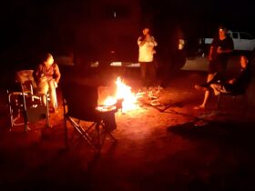 Making memories and striking gold around the campfire