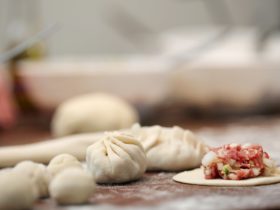 making dumpling