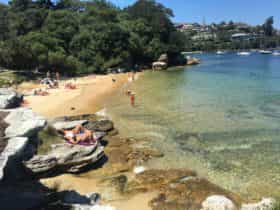 Milk beach on the hermitage walk Rose bay NSW