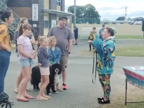 Each month we have an attraction or interesting guest. Manko is one of out favourites