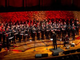 Choir singing Festival of Voices Finale Concert