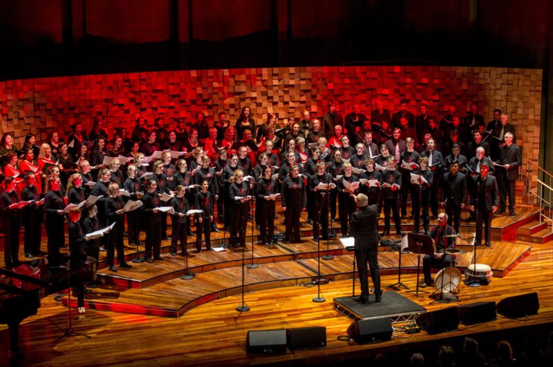 Choir singing Festival of Voices Finale Concert