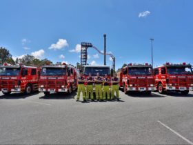 Fire trucks & firefighters available for tourism transport, airports, hotels, theme parks.