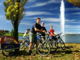 Hire bikes for the family