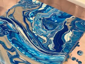 Paint Pour Canvas