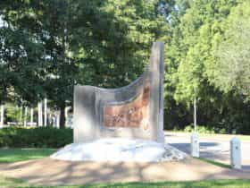 Tribute to the Overland Telegraph Line, Liberty Square