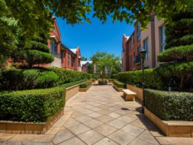Majestic Old Lion Apartments courtyard North Adelaide