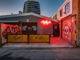 Front of house & neon