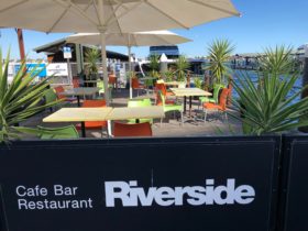 Riverside decking