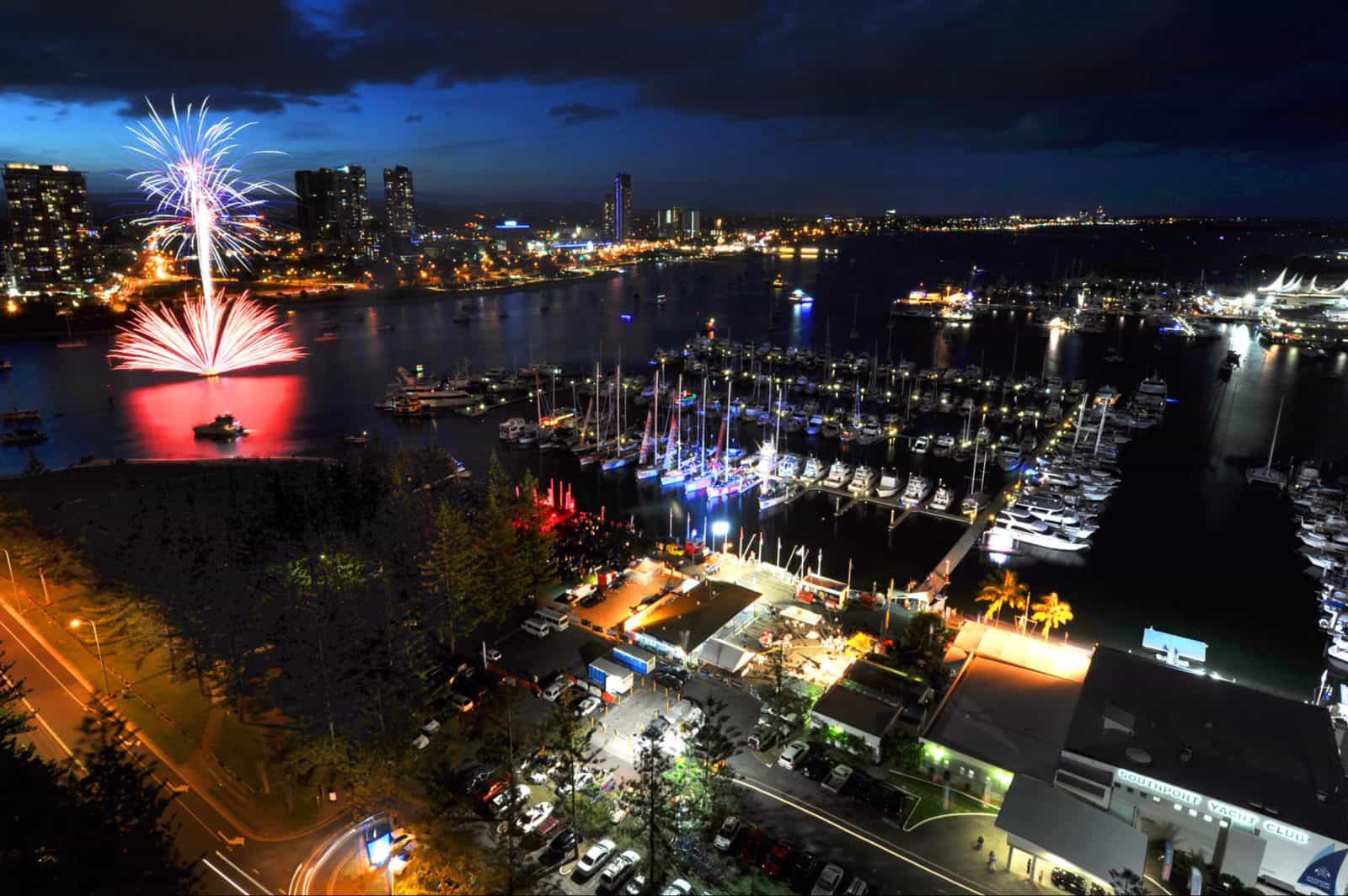 Fireworks at Southport Yacht Club