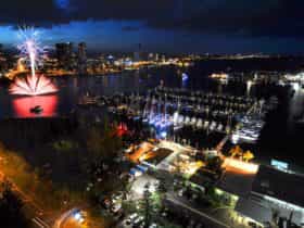Fireworks at Southport Yacht Club