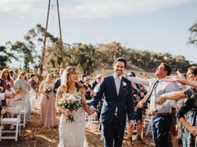 Celebrating the outdoor ceremony with style