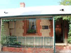 One of a line of historic row cottages