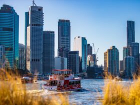 View of Brisbane City from Kangaroo Point